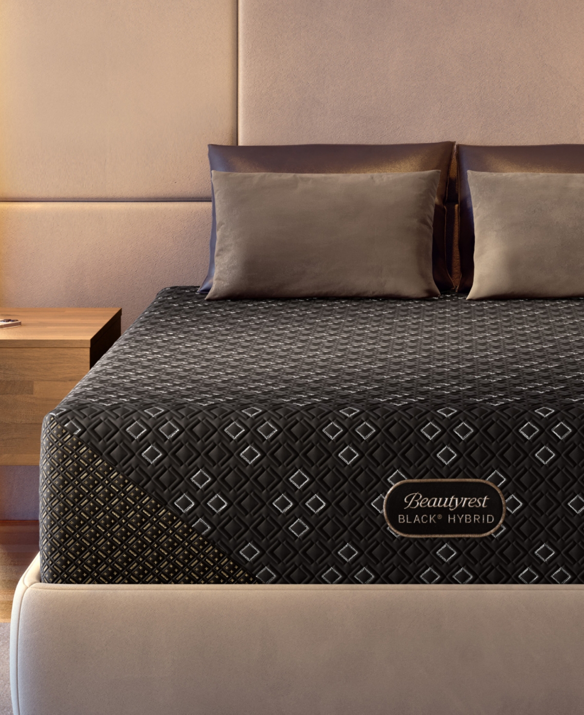 Beautyrest Hybrid Series Three Xcs 14.5" Medium Smooth Top Mattress Set