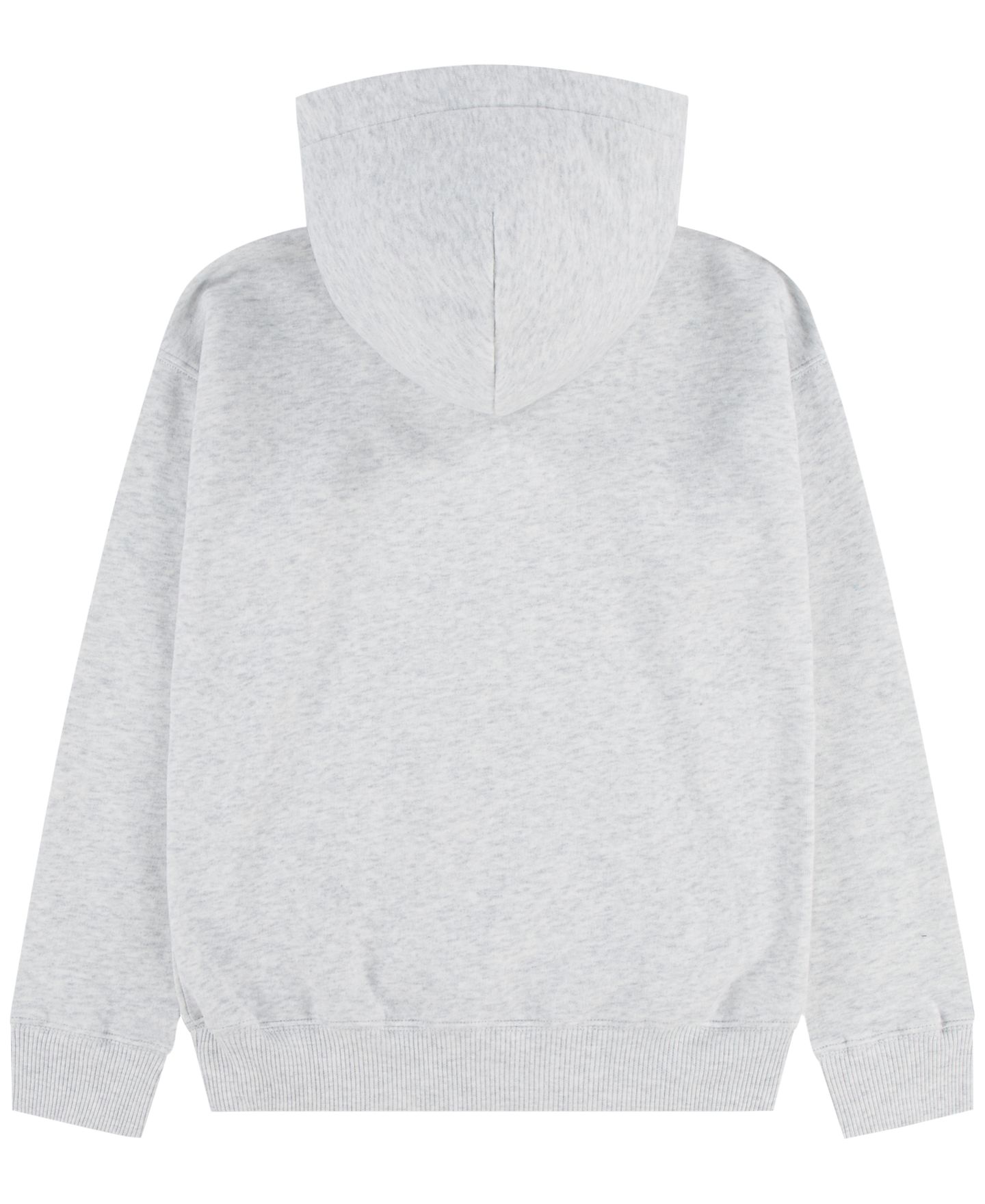 Худи abercrombie kids Logo Fleece Long-Sleeve для мальчиков, цвет: Светлый серый меланжевый — фото 2