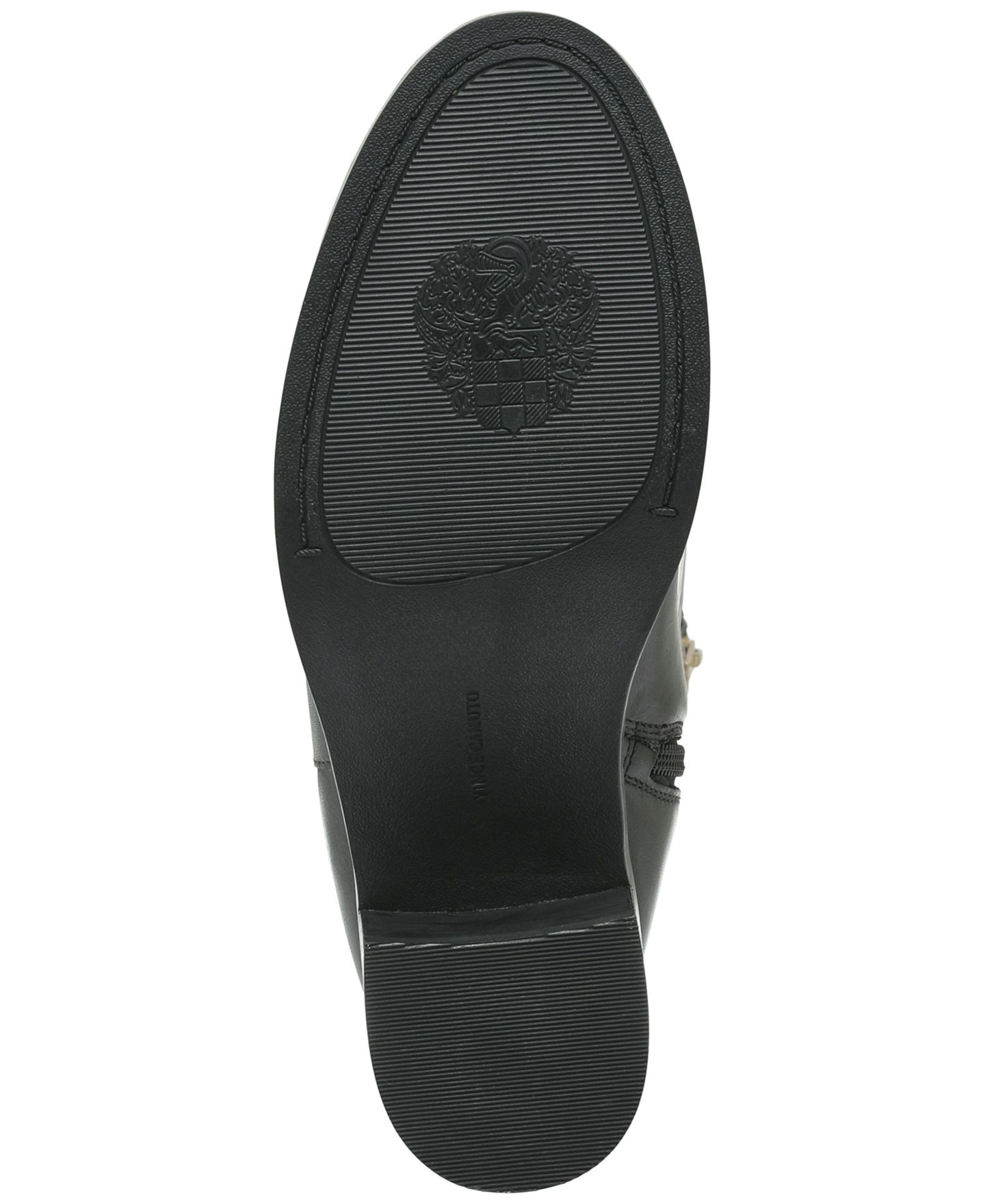 Женские ботинки Vince Camuto Ammar Regular & Wide Calf Block-Heel Tall, цвет: Чёрный кожаный — фото 5