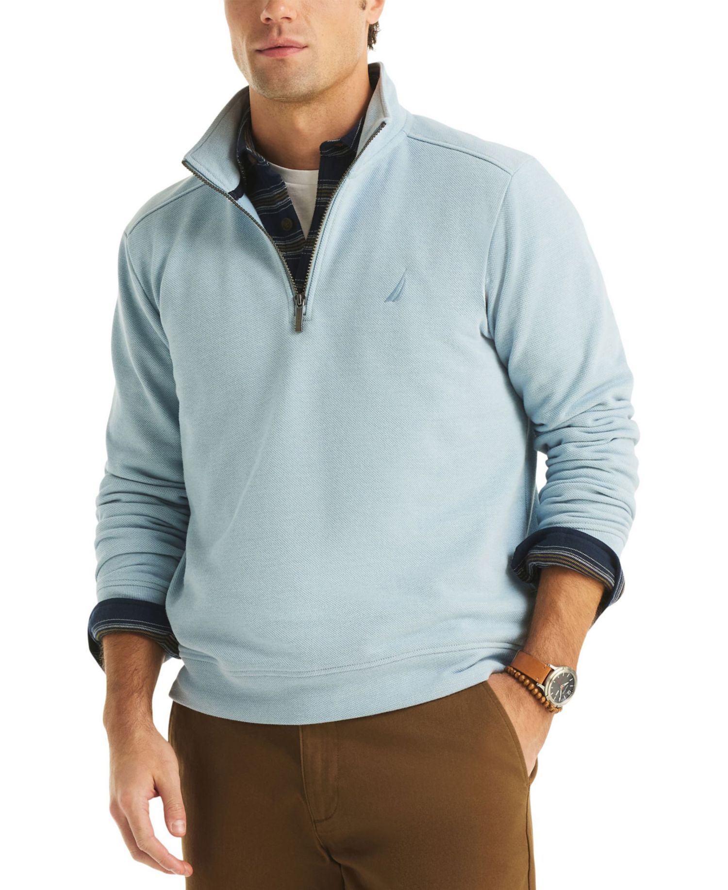 Men's Quarter-Zip Fleece Sweatshirt