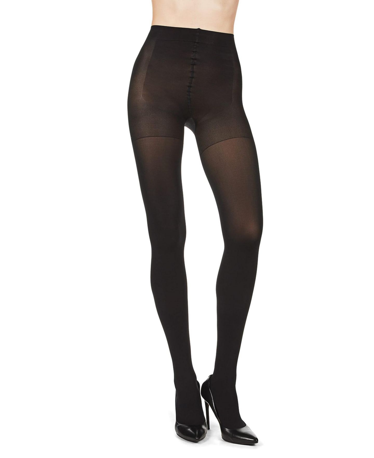 Женские колготки MeMoi Bodysmoothers Opaque Shaping Tights, цвет: Чёрный — фото 6