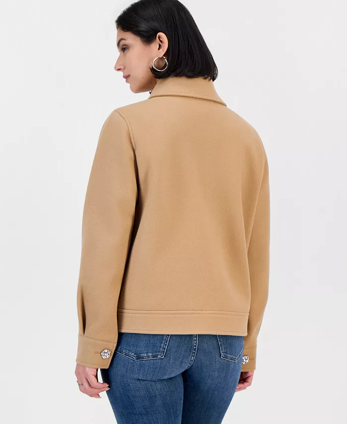 Women's Jewel Button Lady Work Jacket - thumbnail 5