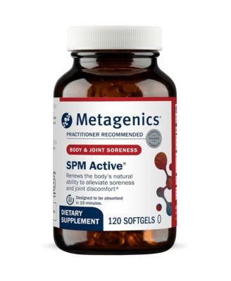 SPM Active Specialized Pro Resolving Mediators from Marine Oils Supports Normal Inflammatory Response, Tissue Health 120 Softgels