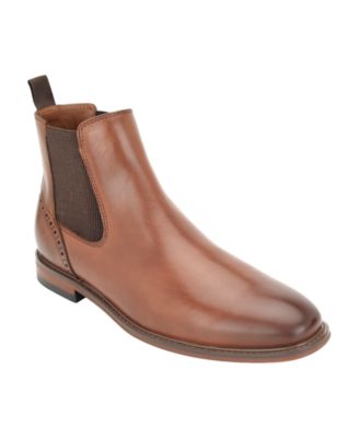 Tmcraxty Leather Chelsea Pull-On Boots