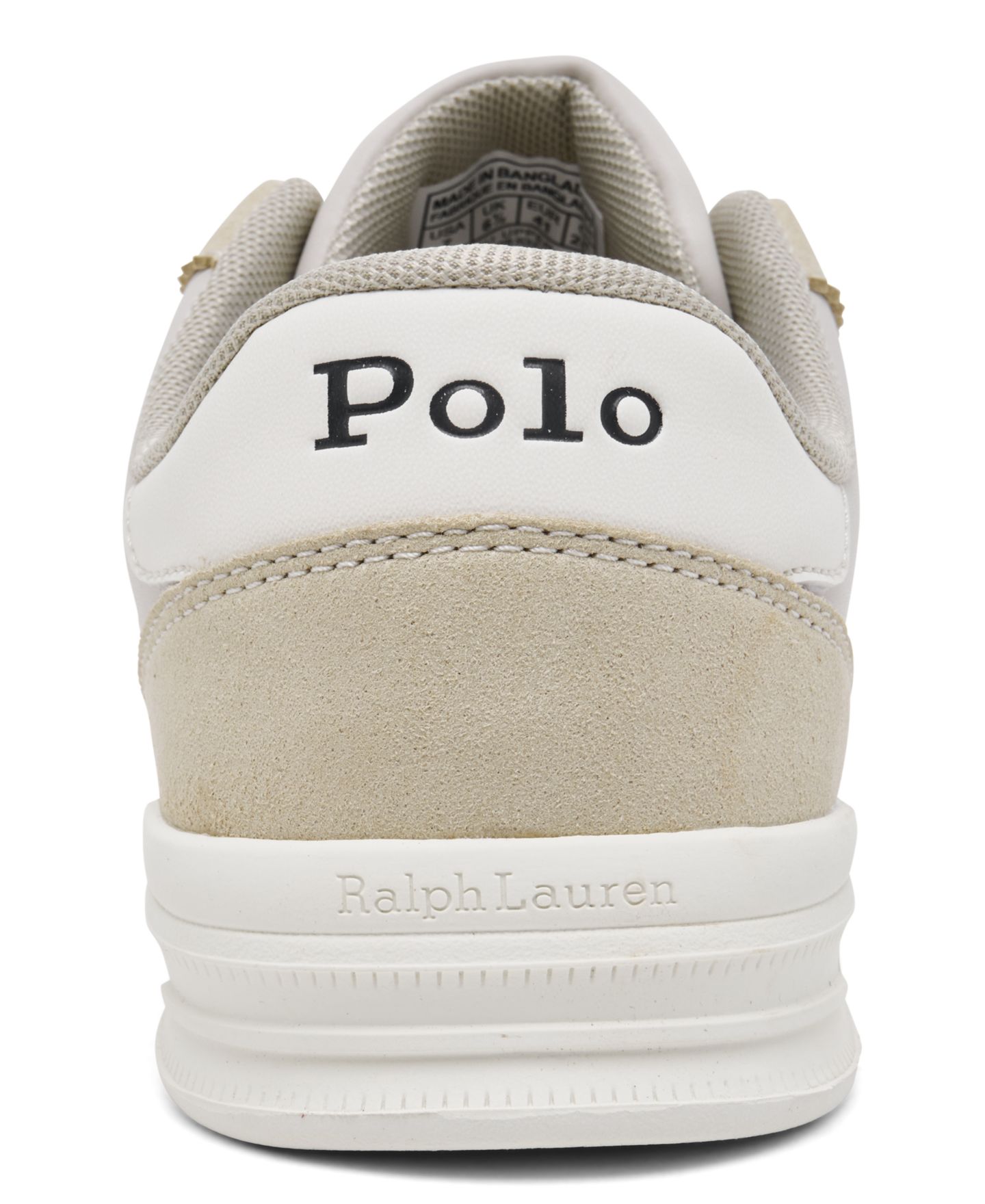 Детские кроссовки Polo Ralph Lauren Big Kids's Hollis Lifestyle, цвет: Чёрный / Малиновый — фото 9