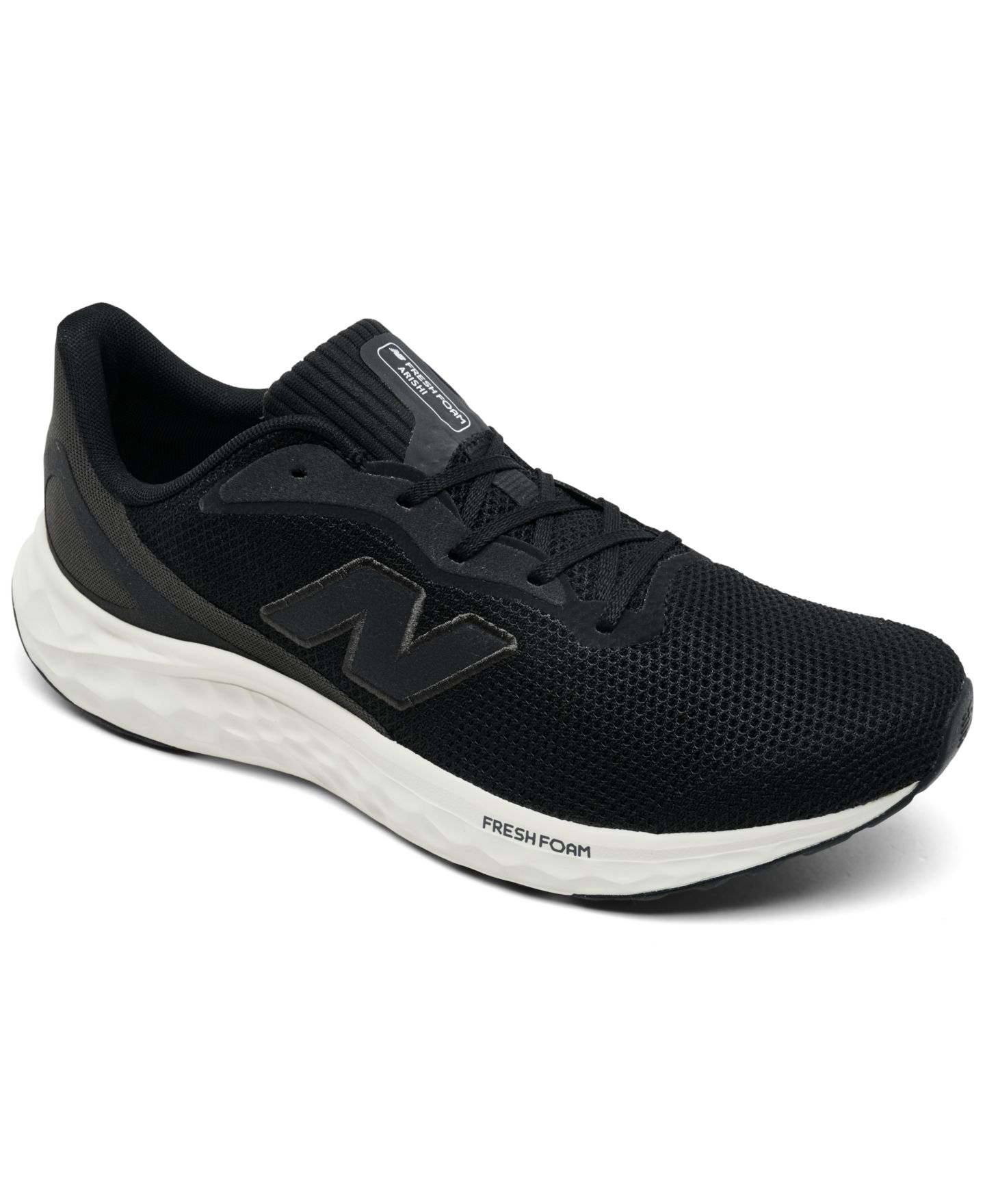 Мужские кроссовки New Balance Fresh Foam Arishi v4 Running, цвет: Чёрный / Синий — фото 1