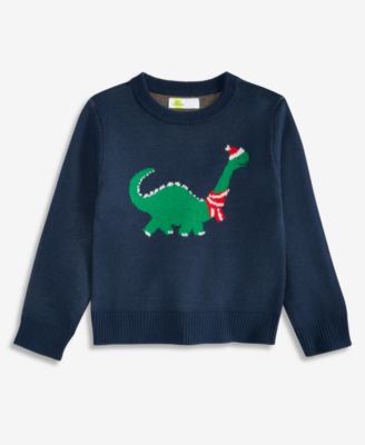 Toddler Boys' 12M-5T Holiday Dinosaur Sweater
