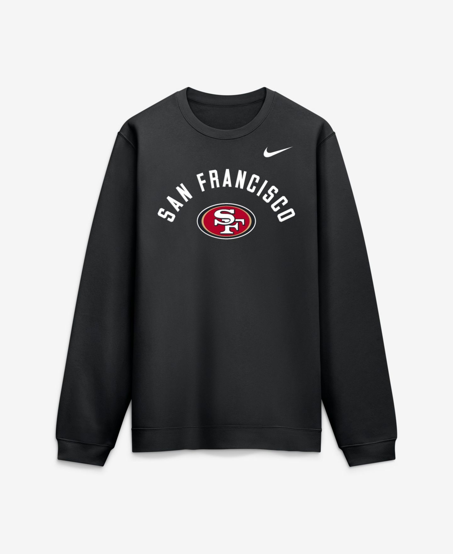 Мужской свитшот Nike San Francisco 49ers Primetime Club с принтом и круглым вырезом — фото 1