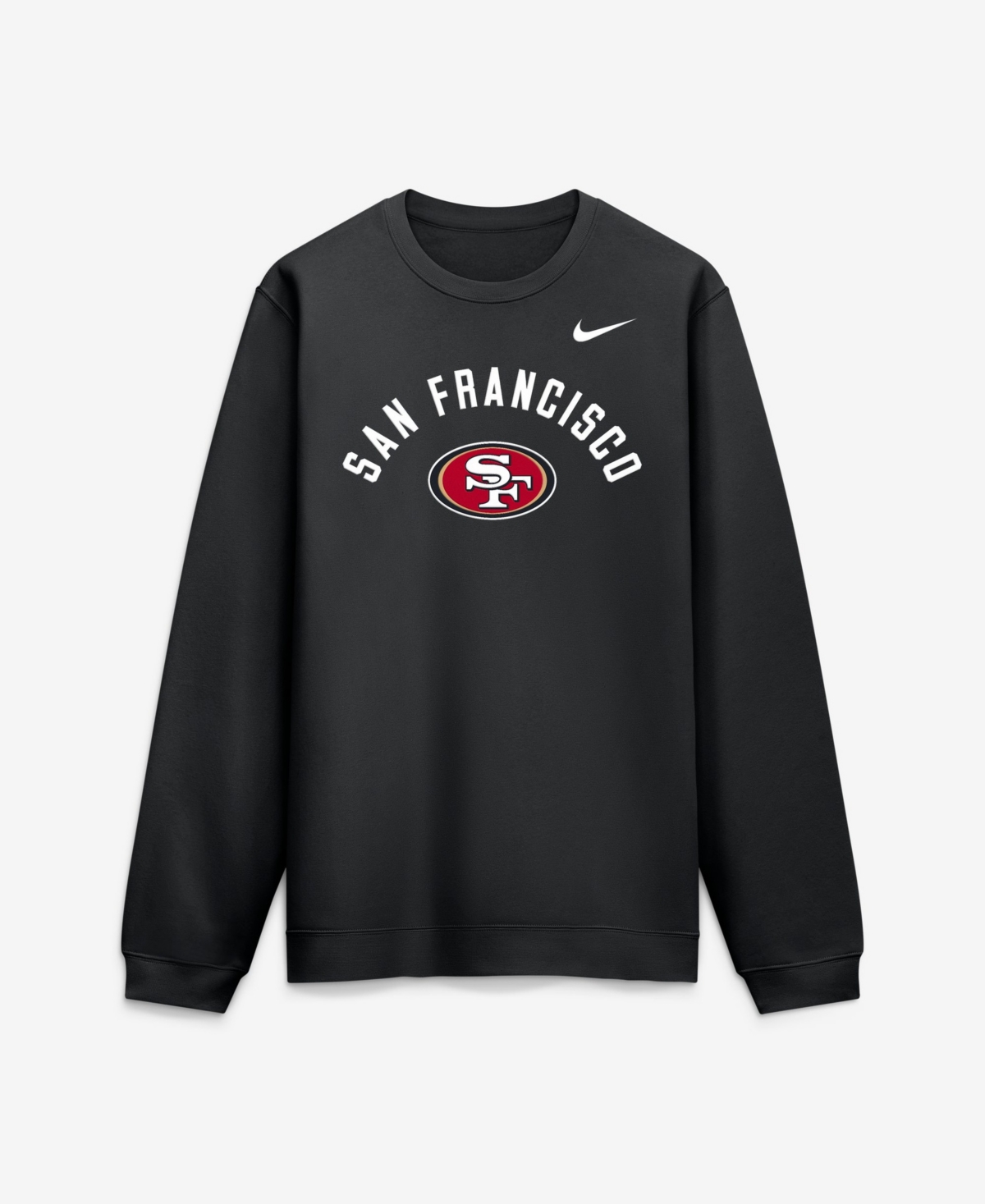 Nike Men's San Francisco 49ers Primetime Club Brushed-Back Fleece Graphic Sweatshirt
