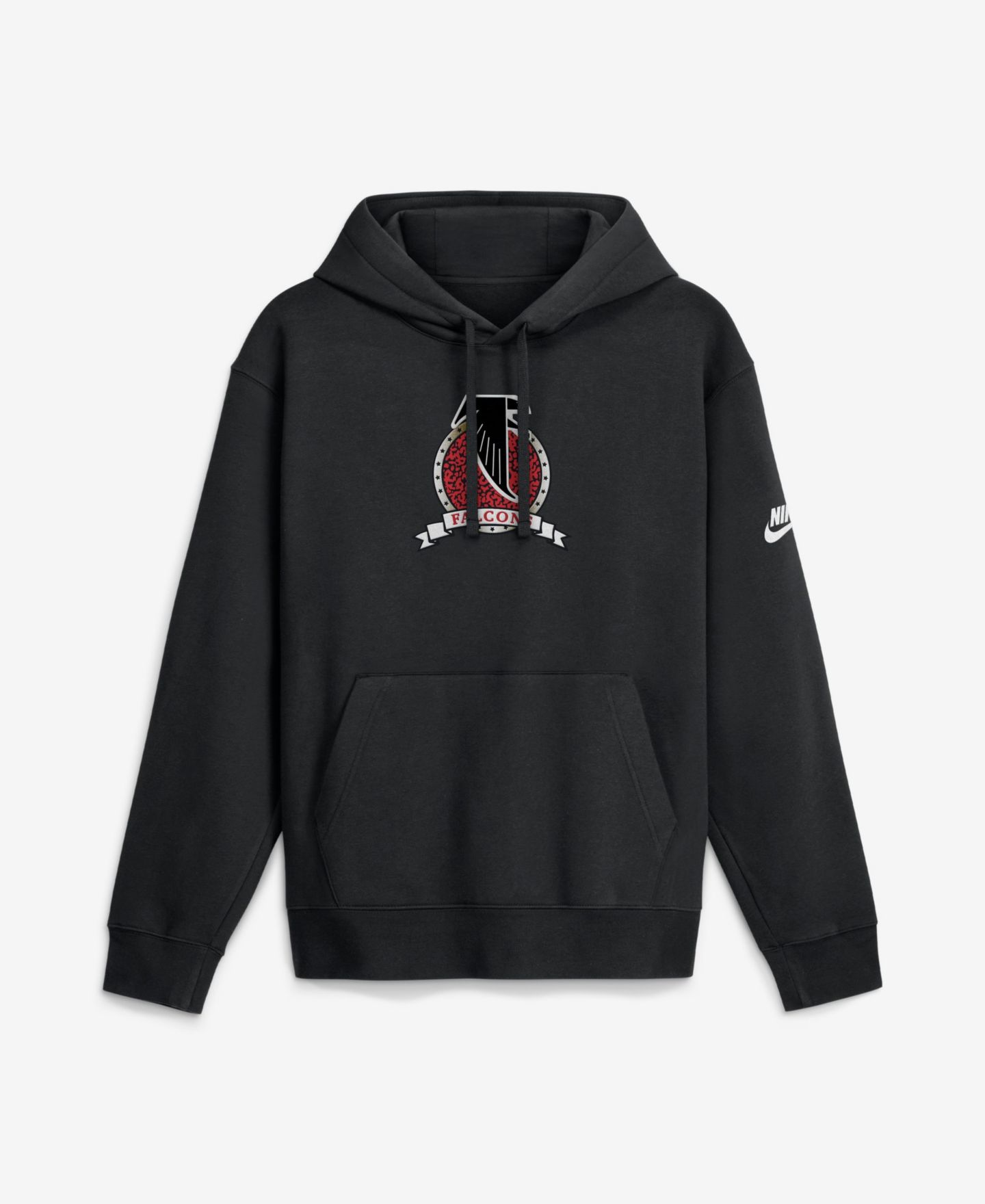 Мужское худи Nike Atlanta Falcons Short Pass Rewind Club Fleece — фото 1