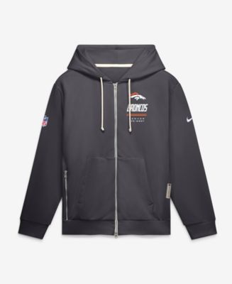ナイキ スノーボード パーカー Nike Men's Denver Broncos Sideline Standard Issue Full-Zip Fleece