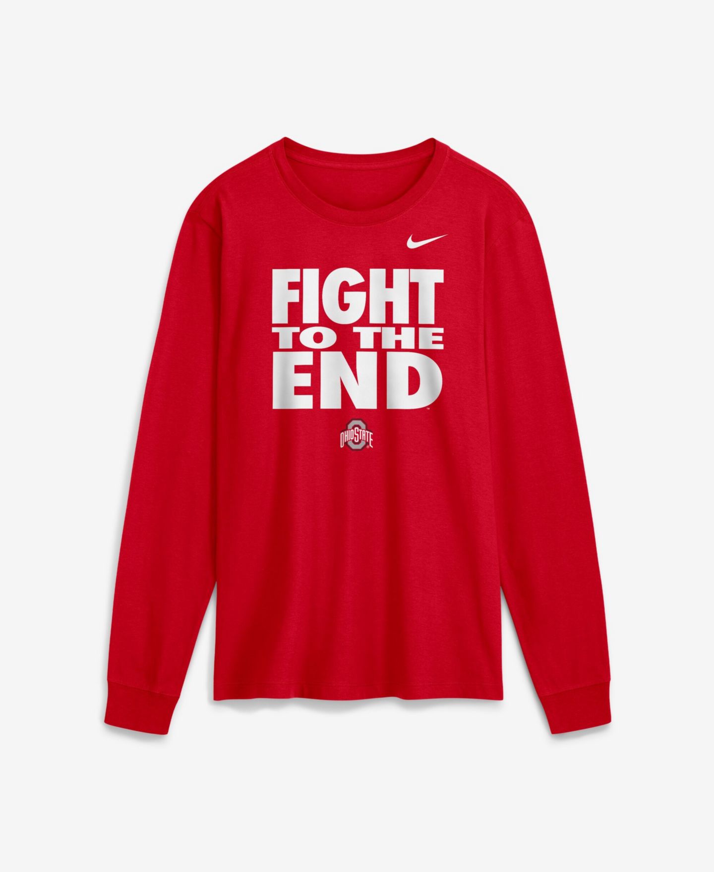 Мужская футболка Nike Ohio State Buckeyes Sideline Slogan Dri-FIT — фото 1