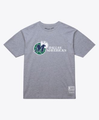 Men's and Women's Dallas Mavericks Hardwood Classics Arch Screen-Print Graphics T-Shirt