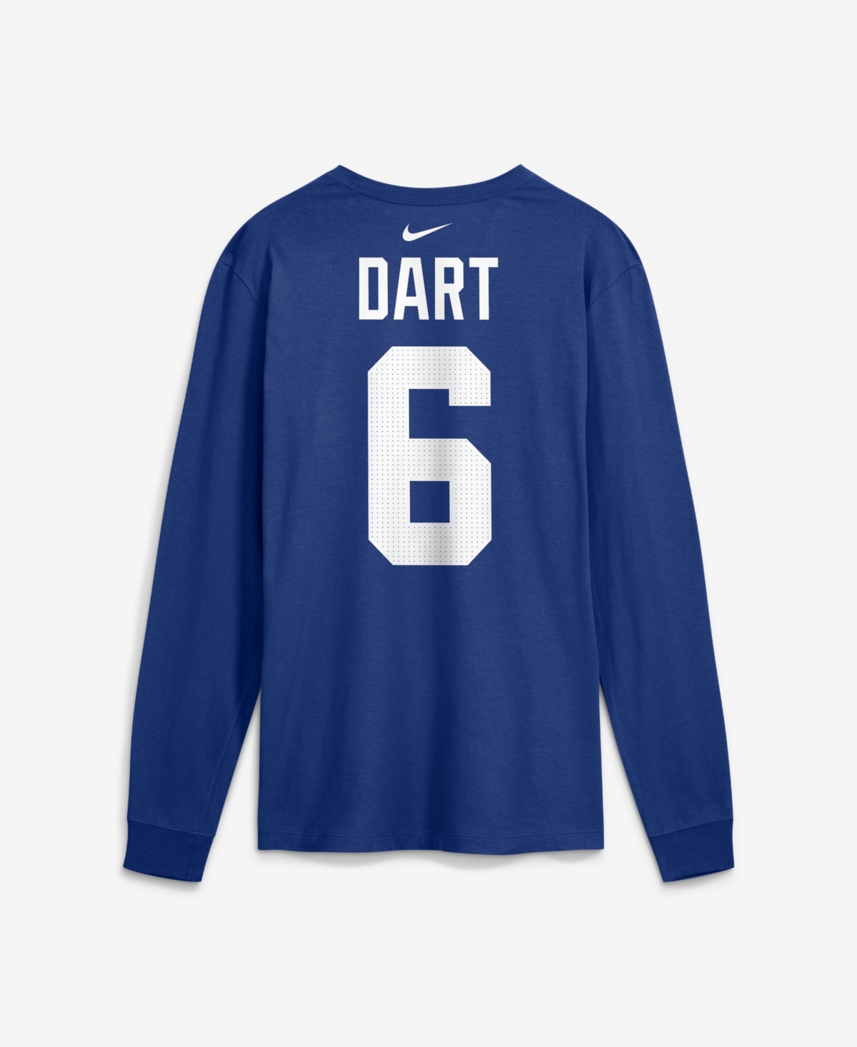Nike Men's New York Giants Jaxson Dart Jersey-Like Long Sleeve T-Shirt