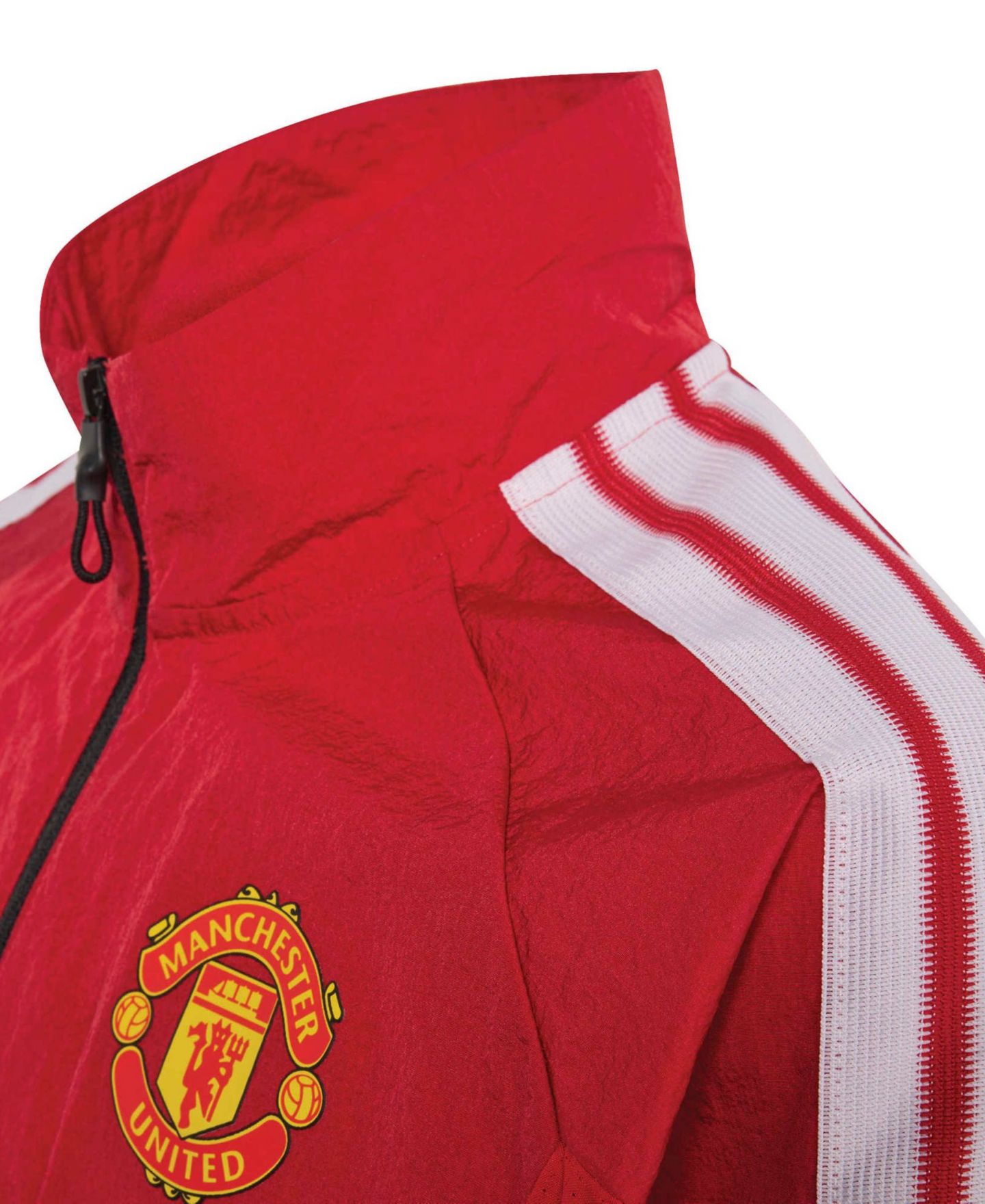 Детская куртка adidas Manchester United Anthem Full-Zip Lightweight Mock Neck — фото 2