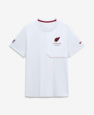 Men's Arizona Cardinals Sideline Coach Crewneck Short-Sleeve T-Shirt