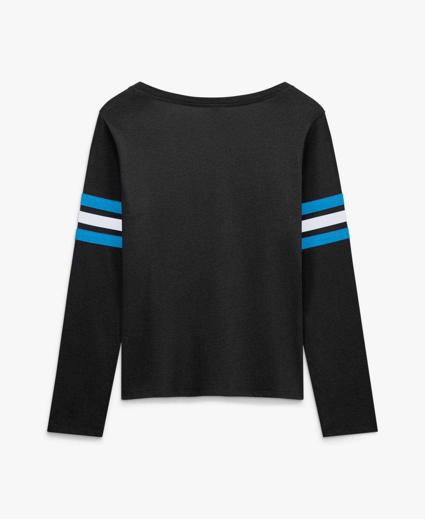 Женская футболка Fanatics Carolina Panthers Team First Coverage Scheme Lace-Up Long Sleeve — фото 2