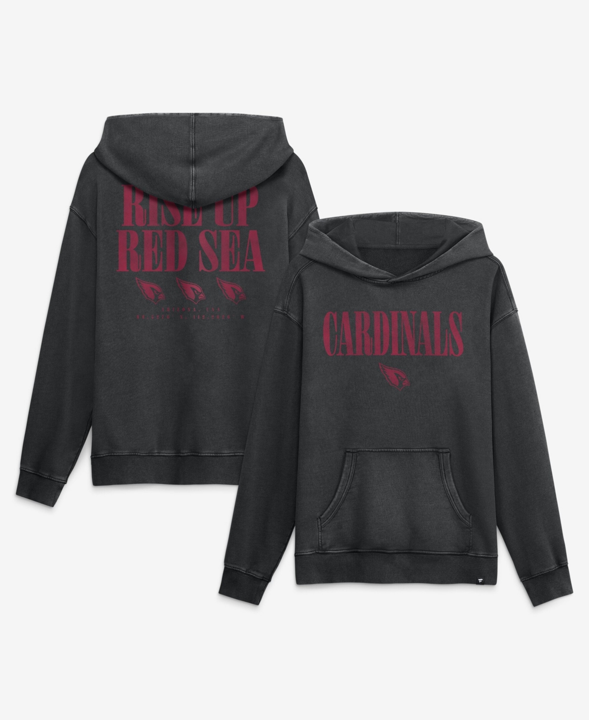 Fanatics Men's Arizona Cardinals Relaxed-Fit French-Terry Intense Rivalry Hoodie