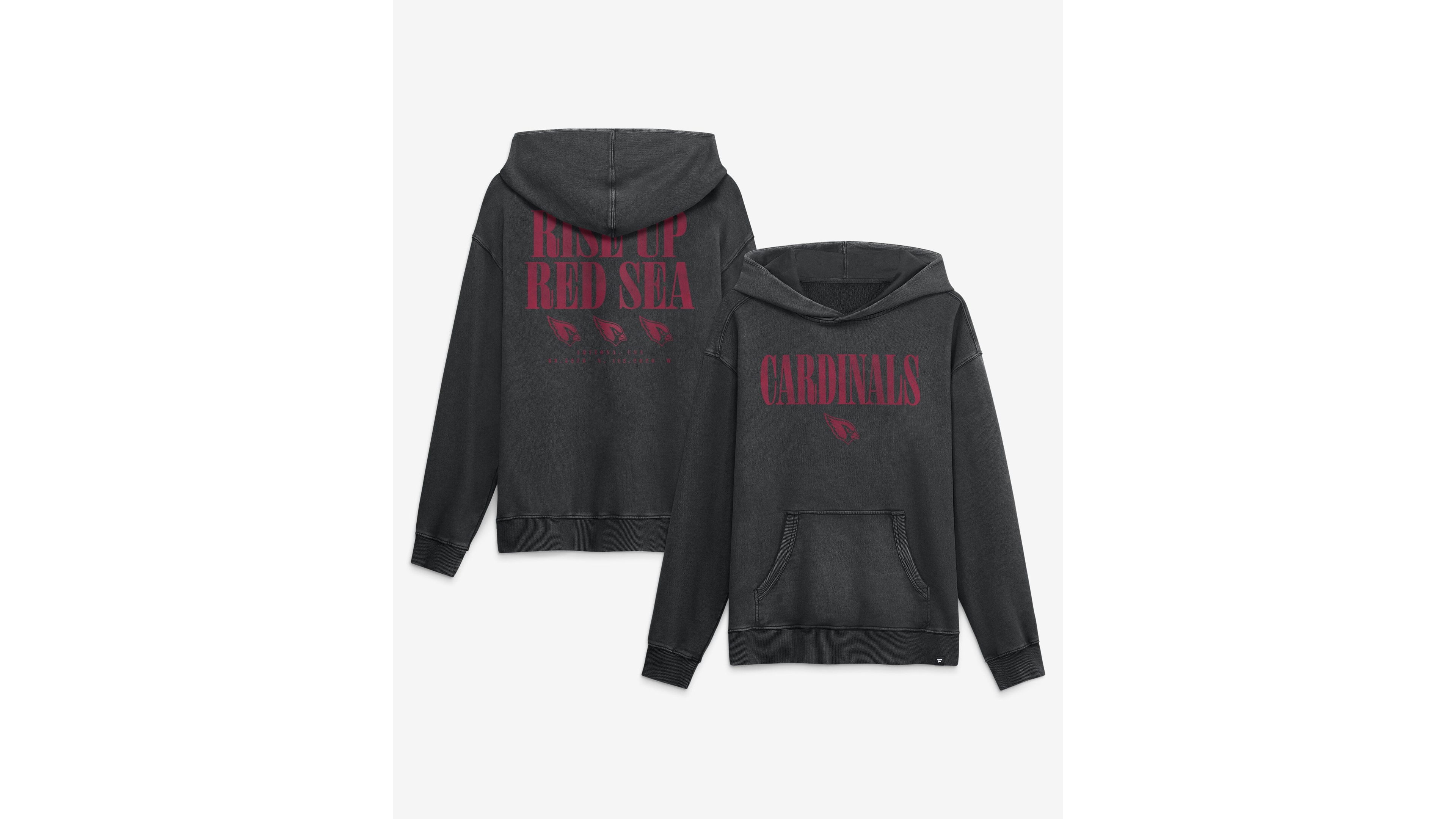 Fanatics Men's Arizona Cardinals Relaxed-Fit French-Terry Intense Rivalry Hoodie