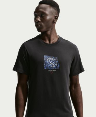 Men's Paris Saint-Germain Banner Screen Print Graphics T-Shirt