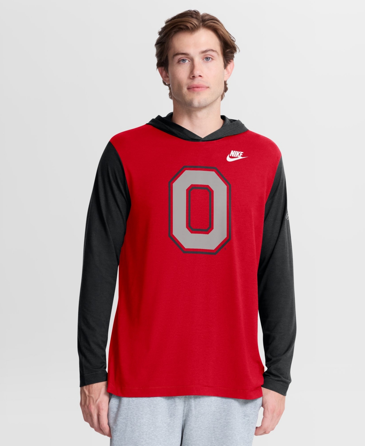 Nike Men's Ohio State Buckeyes Campus Legacy Tri-Blend Hoodie