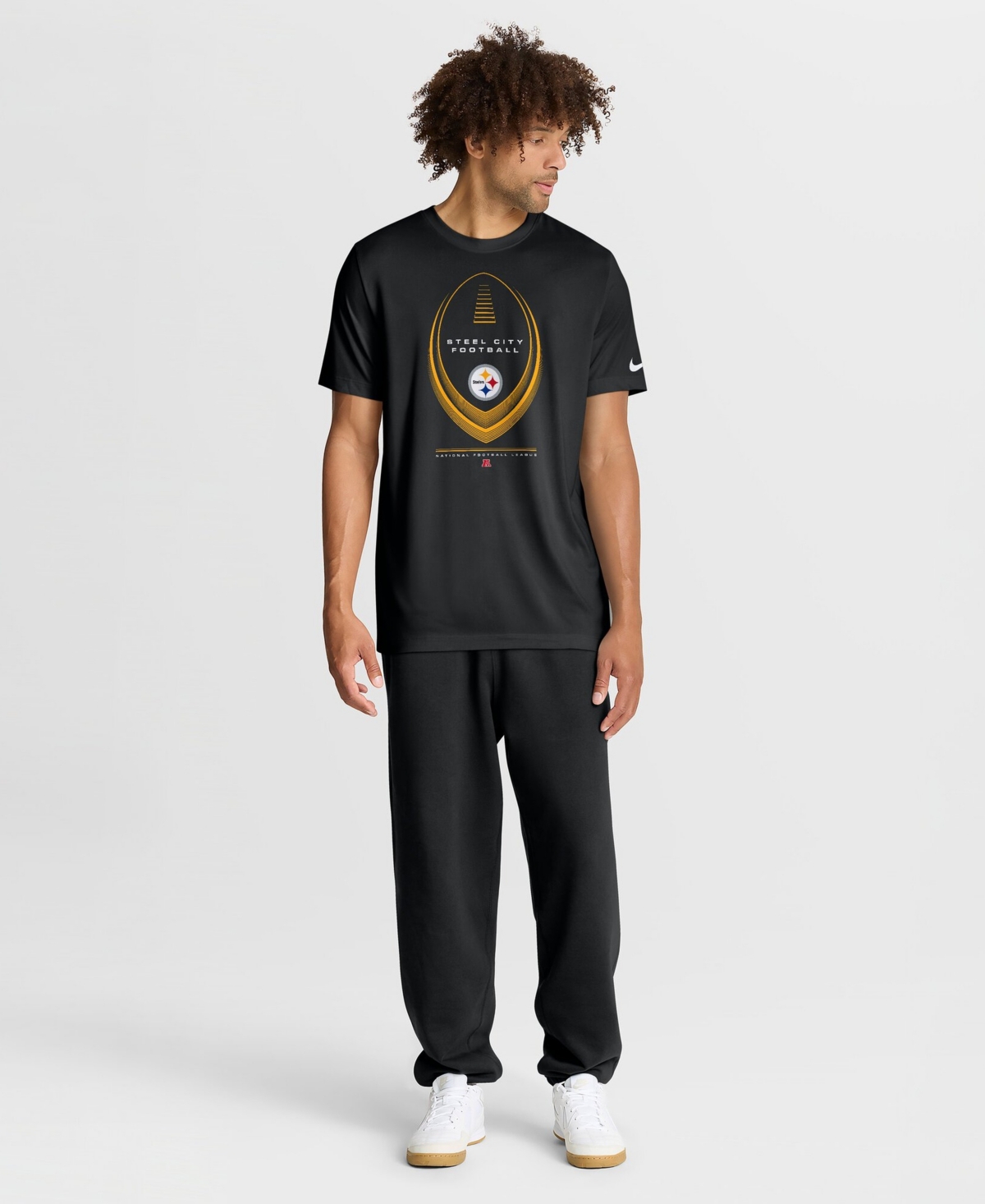Nike Men's Big & Tall Pittsburgh Steelers Legend Icon Graphic T-Shirt