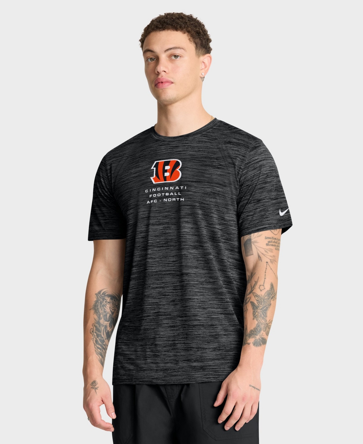 Nike Men's Cincinnati Bengals Velocity Dri-fit T-Shirt