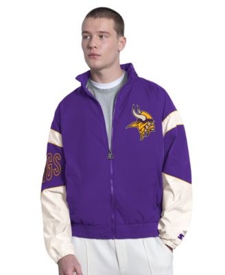 Men's Minnesota Vikings The Gust Full-Zip Color-Block Hooded Jacket