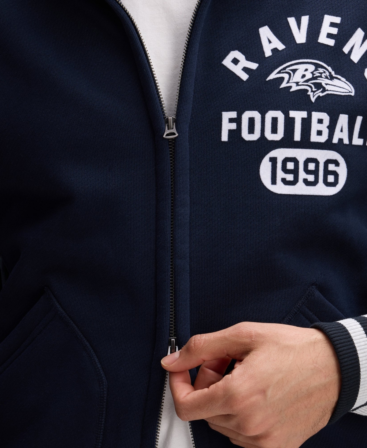 Fanatics Men's Baltimore Ravens IconicFleece Full-Zip Jacket