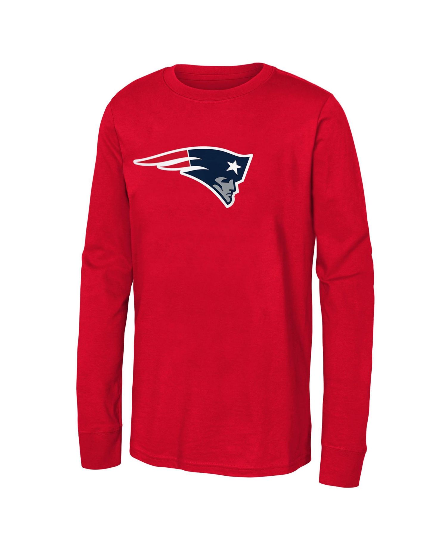 Boys' and Girls' New England Patriots Screen Print Crewneck T-Shirt