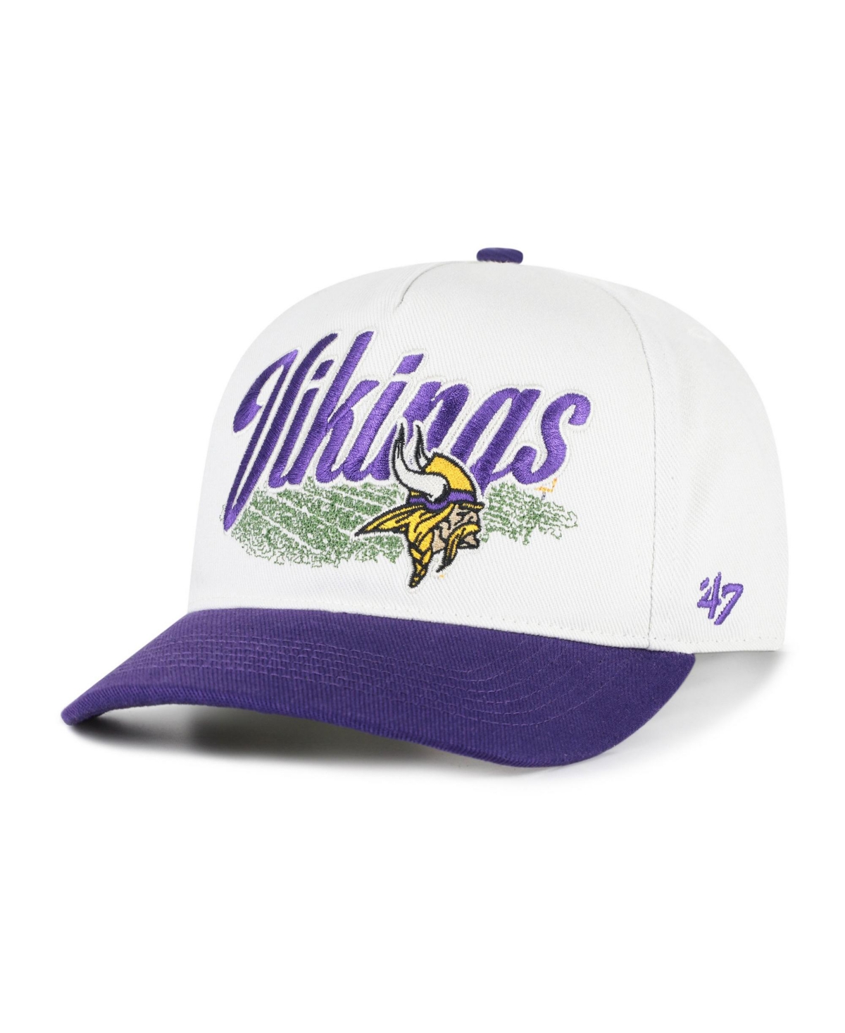 '47 Brand Minnesota Vikings Retro-Inspired Five-Panel Adjustable Hat - Cream