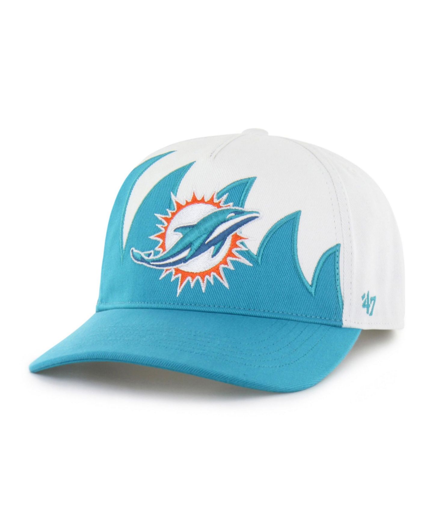 Мужская кепка '47 Brand Miami Dolphins Jagged Adjustable — фото 1