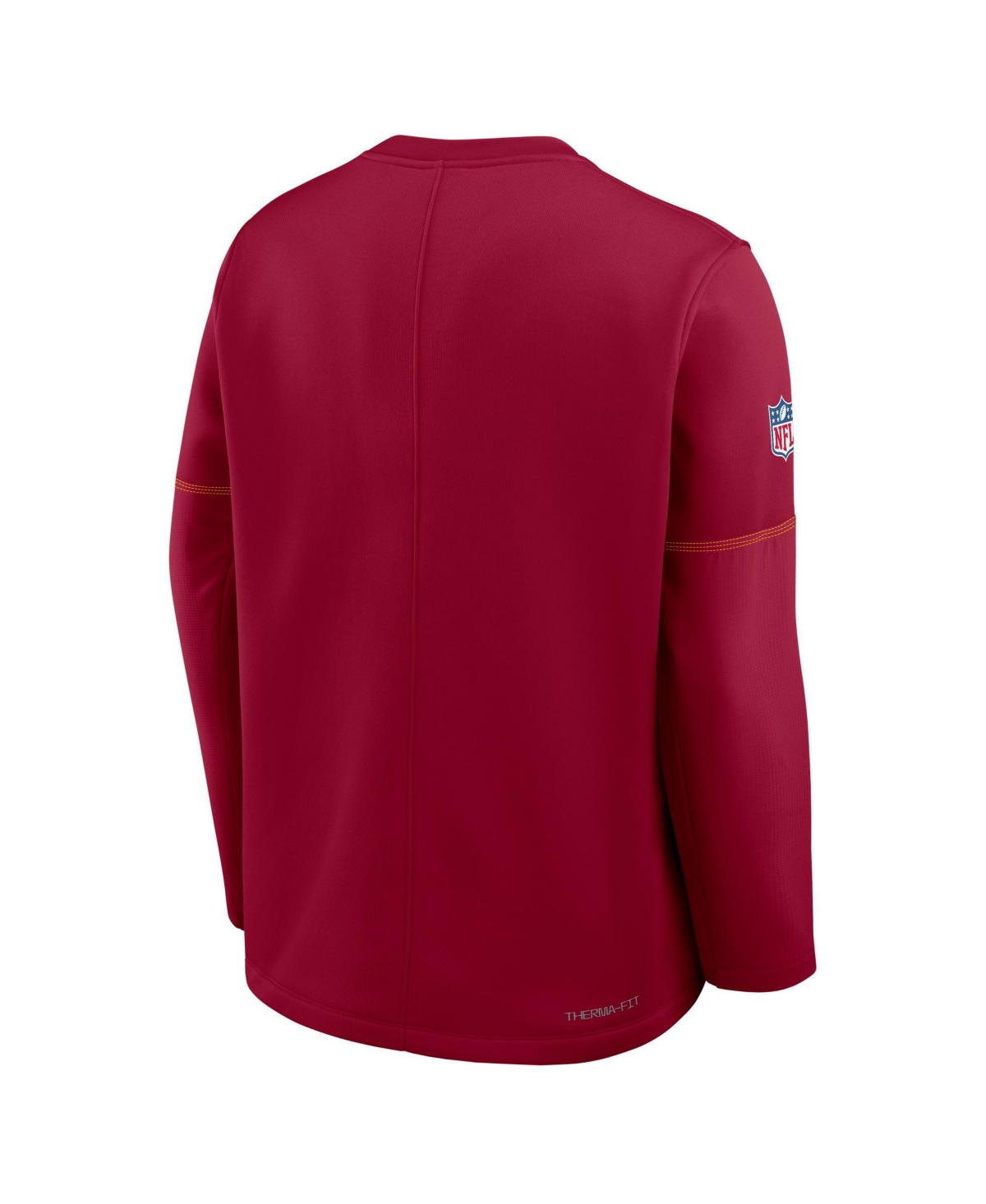 Nike Men's Washington Commanders Sideline Coaches Midweight Crewneck Sweatshirt