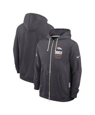 Nike Men's Denver Broncos Sideline Standard Issue Full-Zip Fleece