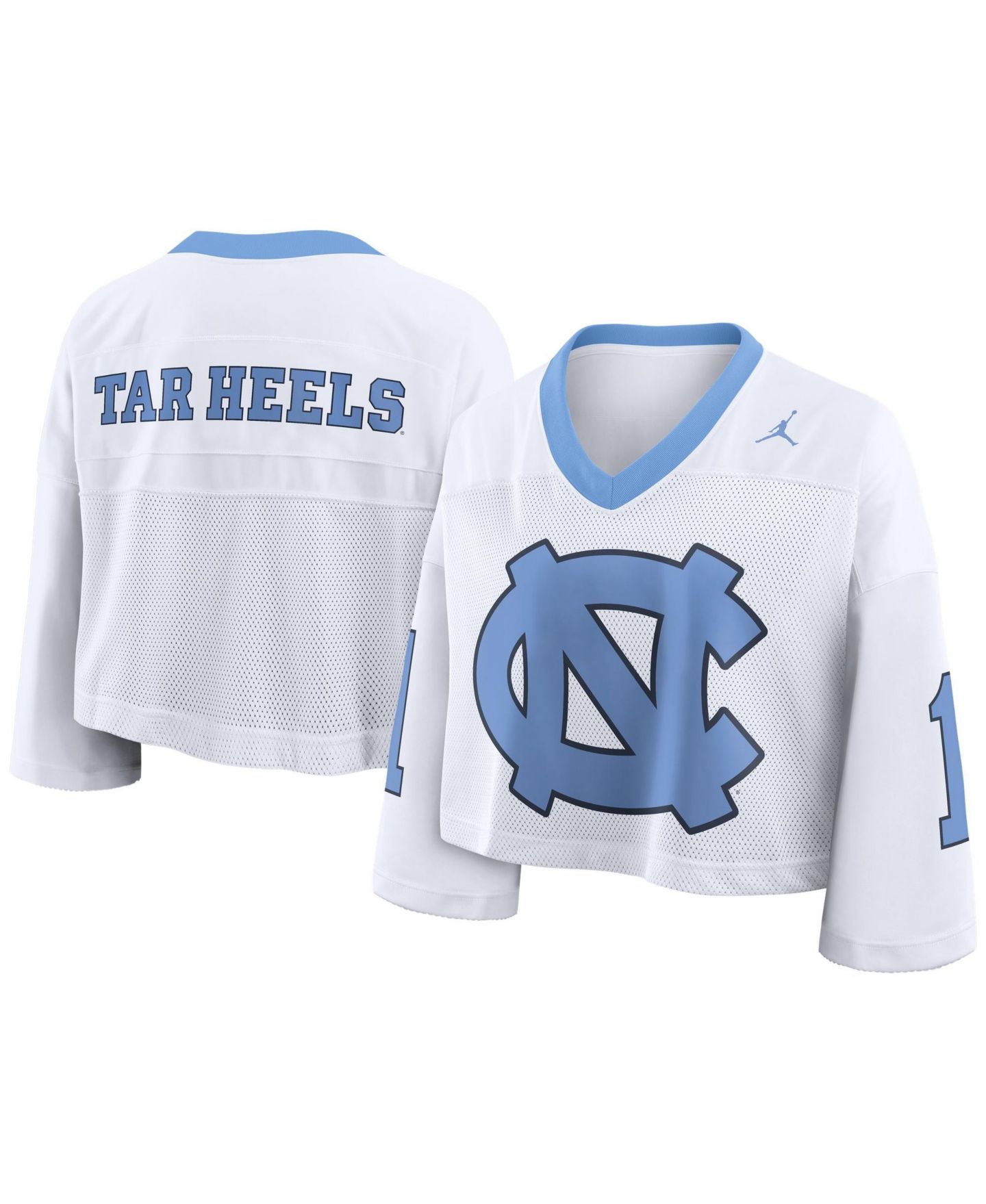 Женские топы Nike North Carolina Tar Heels V-Neck Cropped Fashion — фото 1