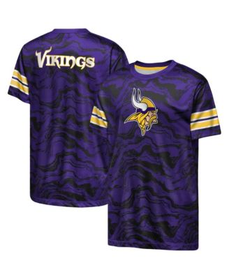 Boys' and Girls' Minnesota Vikings Slant Route Performance T-Shirt