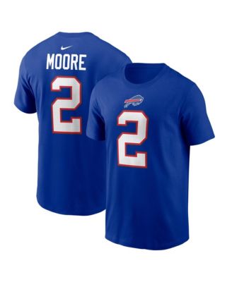 Men's Buffalo Bills D.J. Moore Name & Number Crewneck T-Shirt