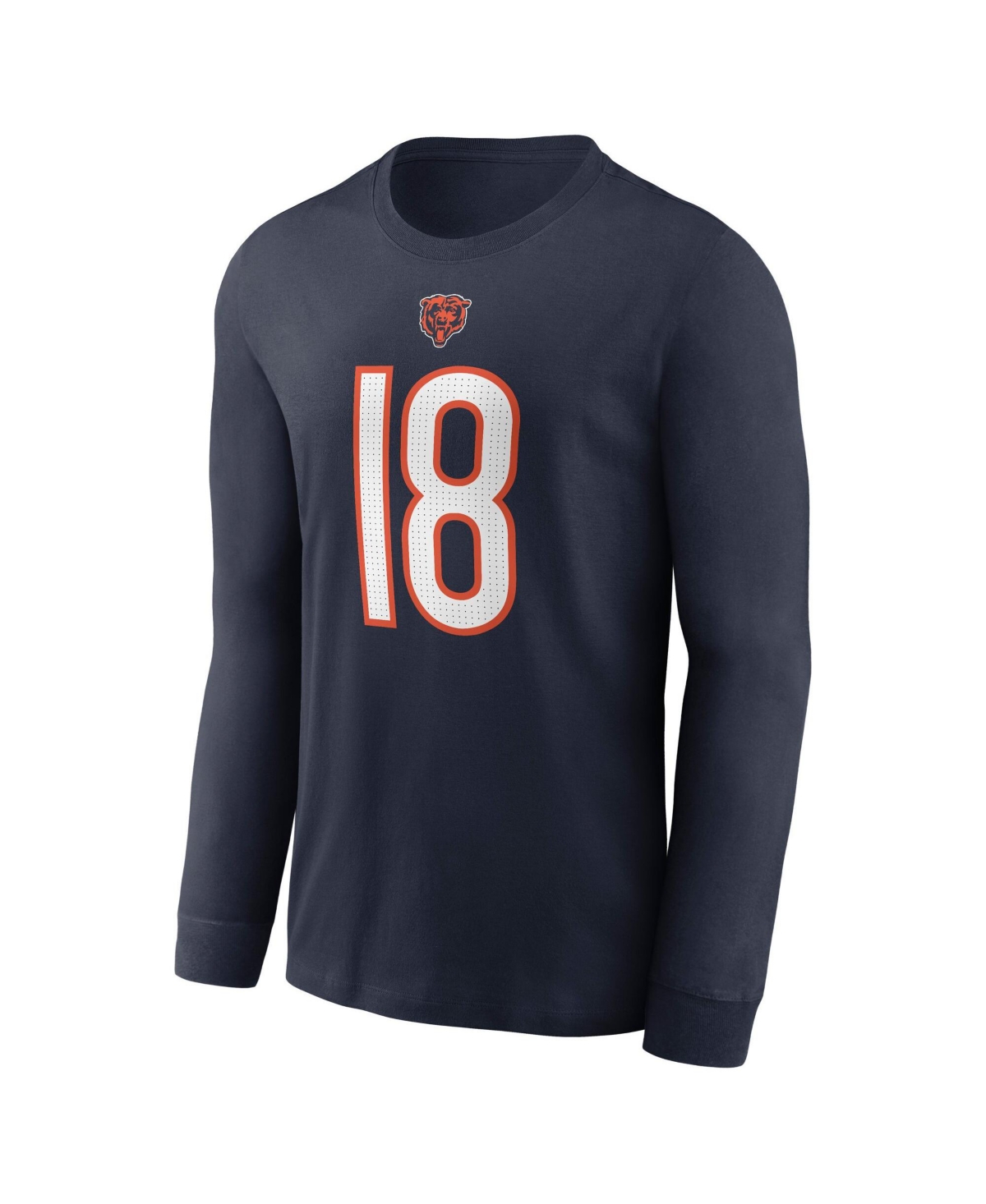 Nike Men's Chicago Bears Caleb Williams Long-Sleeve Crewneck T-Shirt