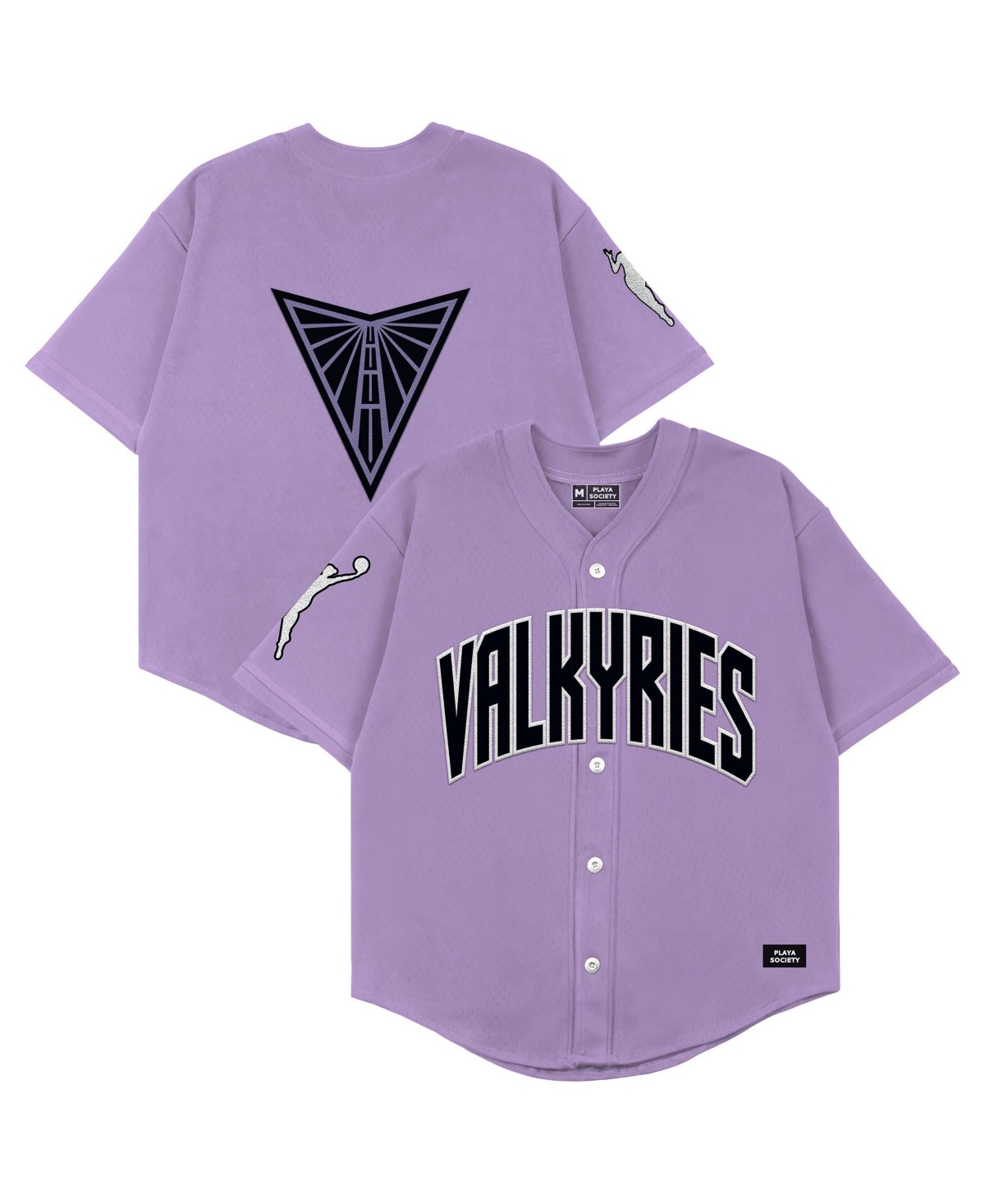 Playa Society Men's and Women's Oversized Mesh Golden State Valkyries Fashion Jersey