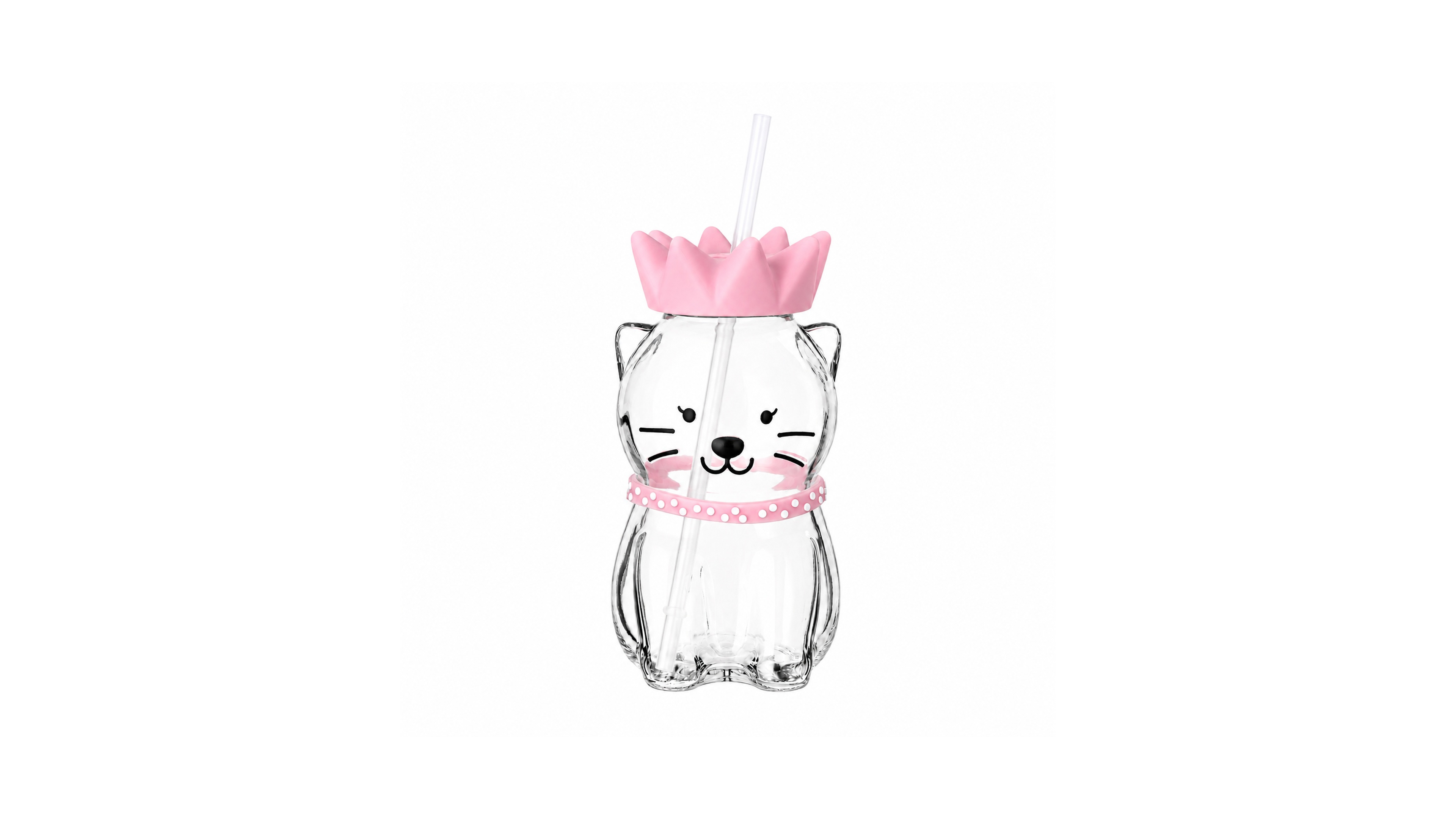 Core Home 19 oz Glass Cat Tumbler