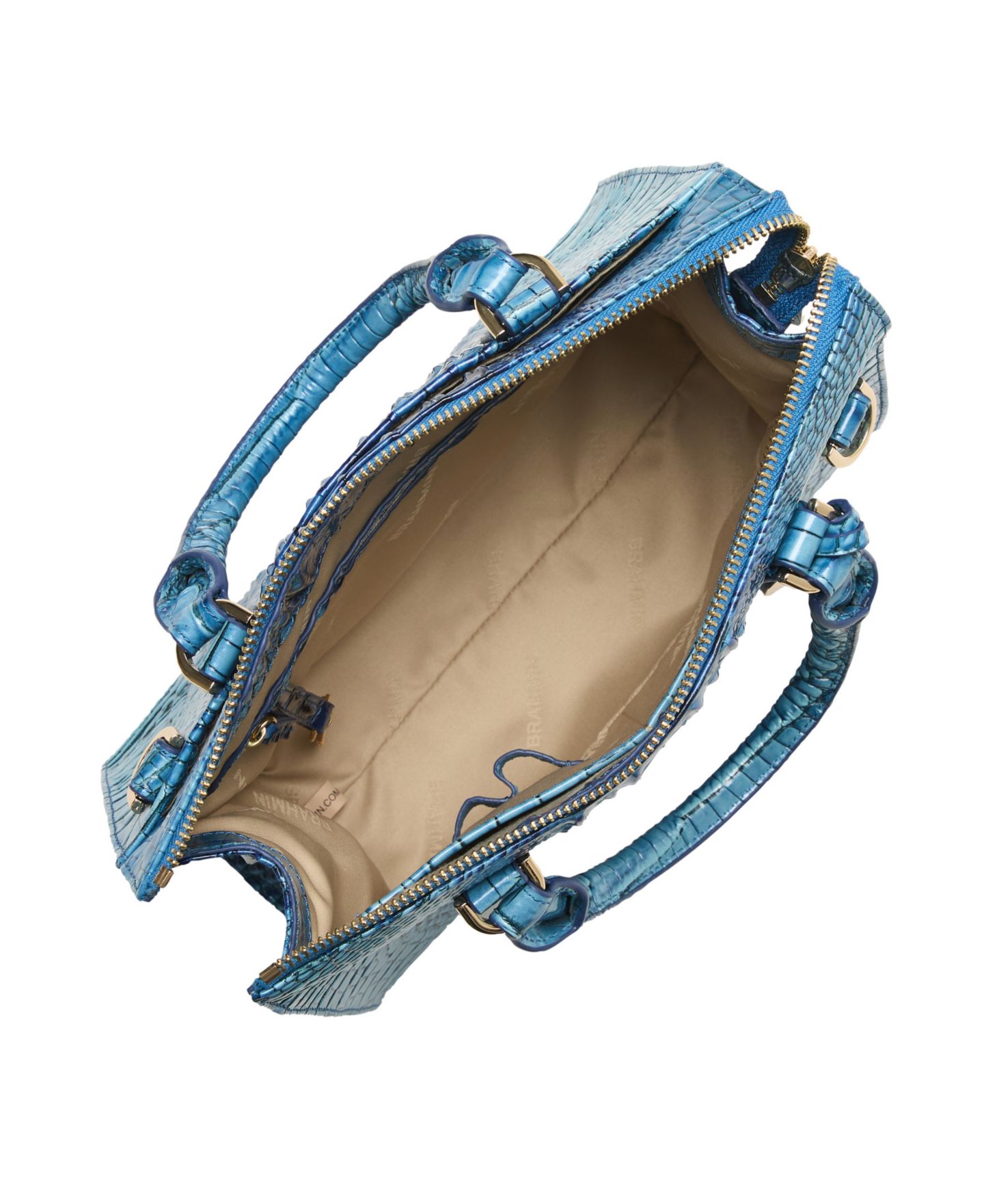 Женская сумка Brahmin Anywhere Convertible Small Satchel, цвет: Синий — фото 4