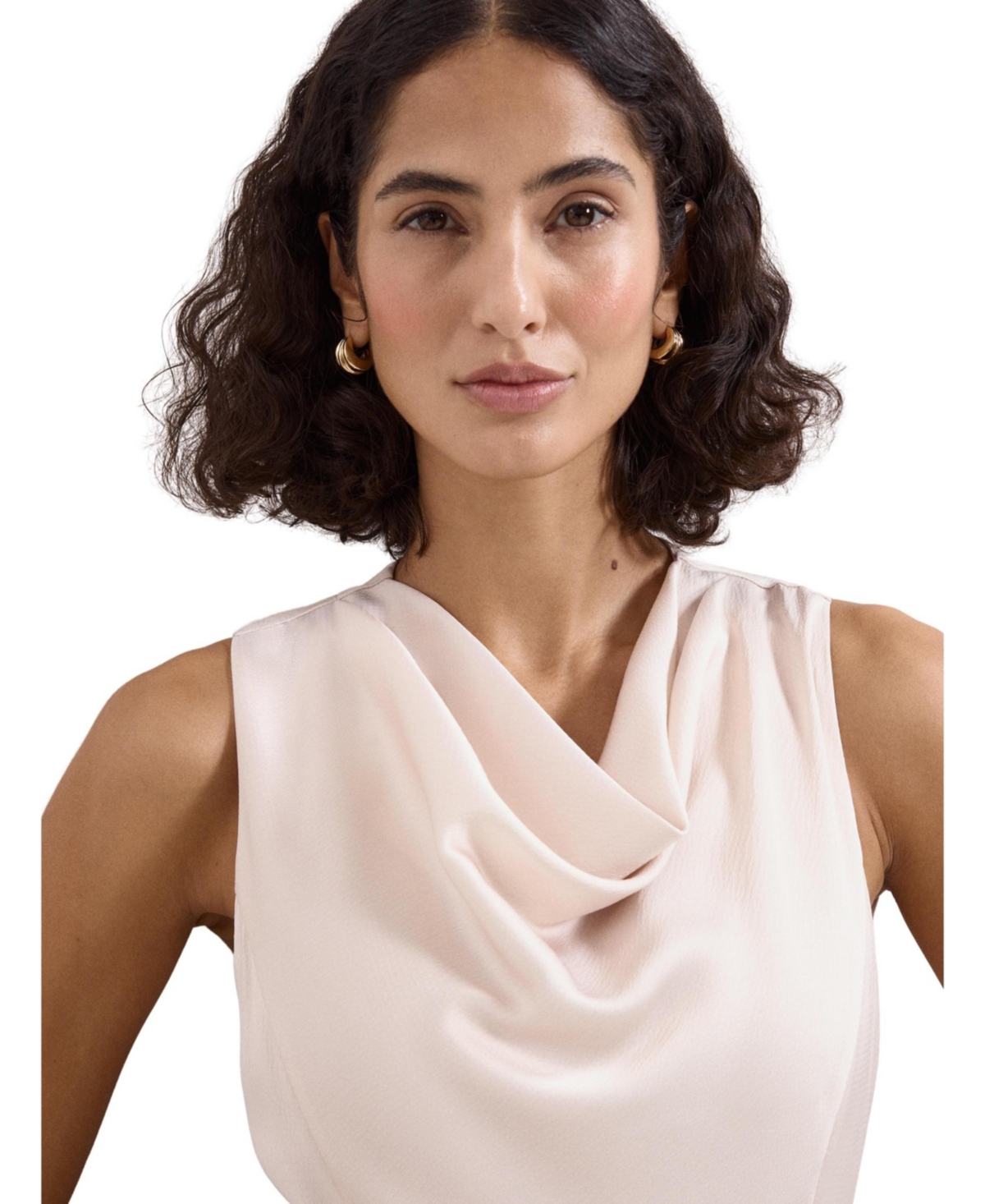 Phase Eight Women's Cheryl Ombre Cowl Neck Midi Dress