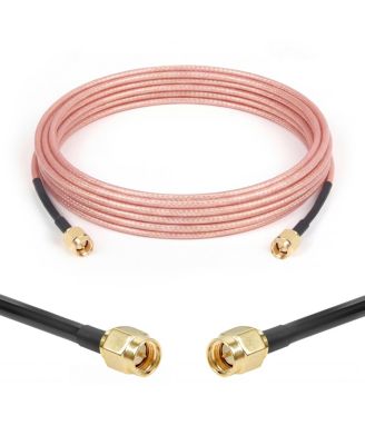 RG316 50 Ohm Flexible Coaxial Antenna Extension Cable [Compatible] WiFi Routers and GPS Antennas
