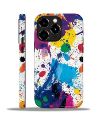 Phone Case Compatible with Apple iPhone 17, 2-Layer Durable, Color Splash