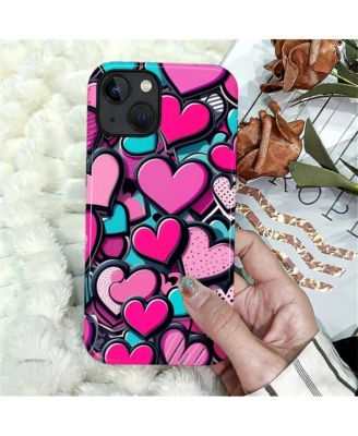2-Layer Durable Phone Case Compatible with Apple iPhone Air, Candy Heart Stack
