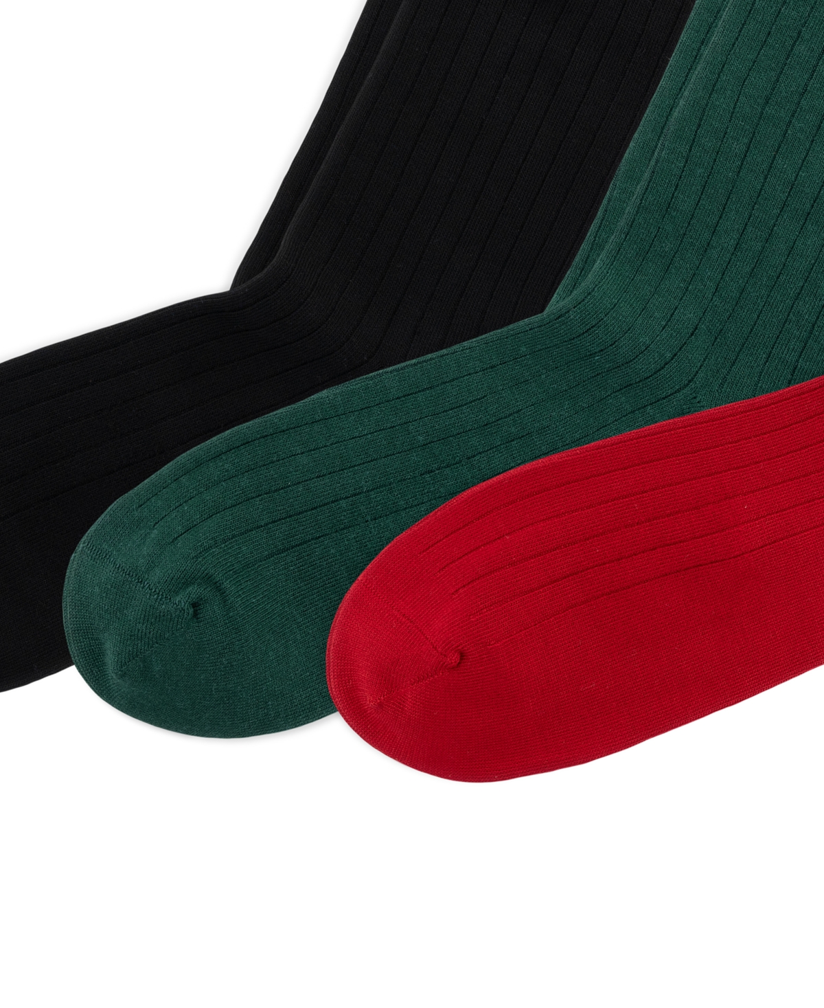 Polo Ralph Lauren Men's Soft Touch Rib Slack Trouser Socks, 3-Pack