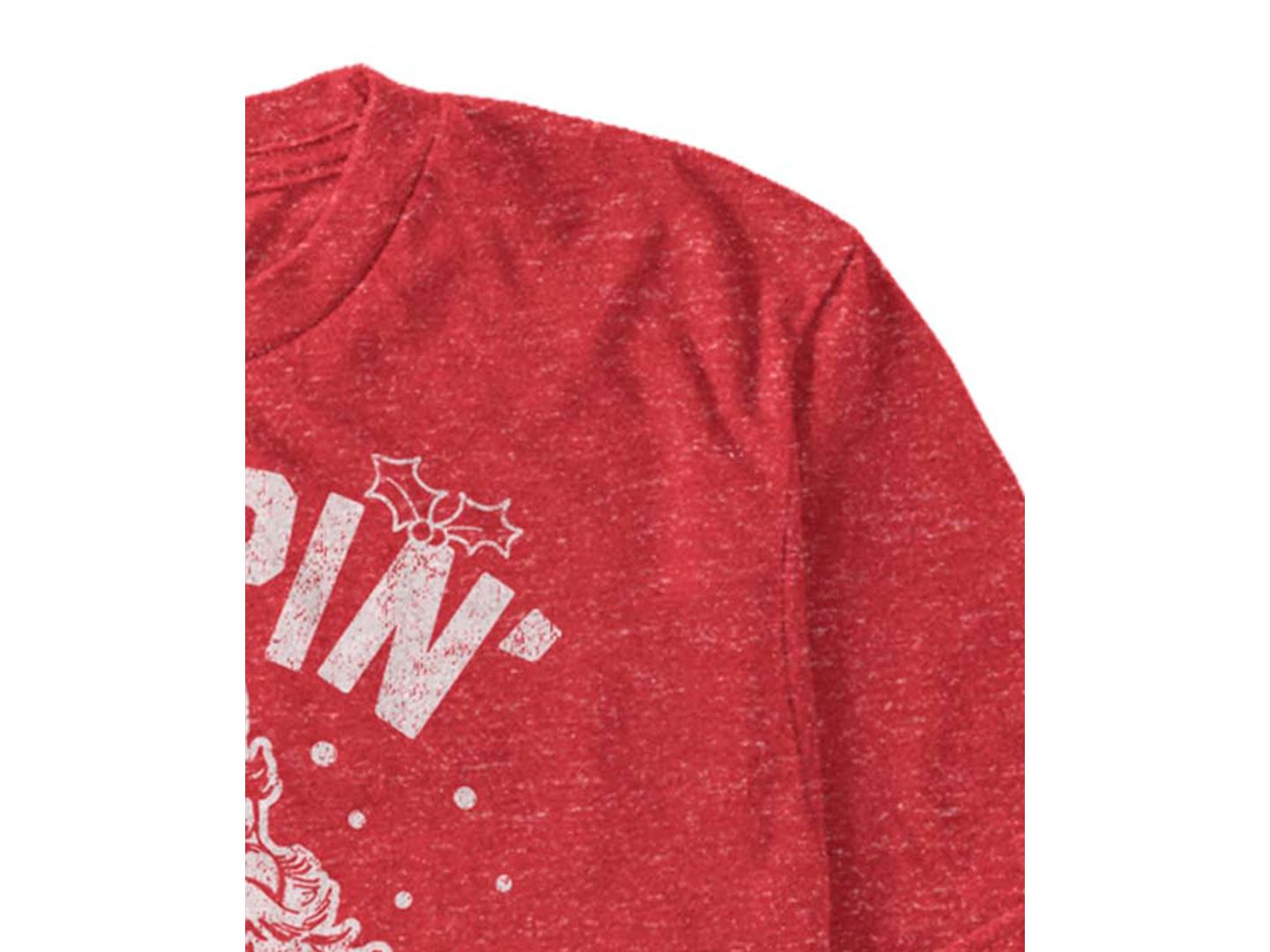 Мужская футболка Fifth Sun Keepin It Real Graphic Cotton-Blend, цвет: Красный меланжевый — фото 3