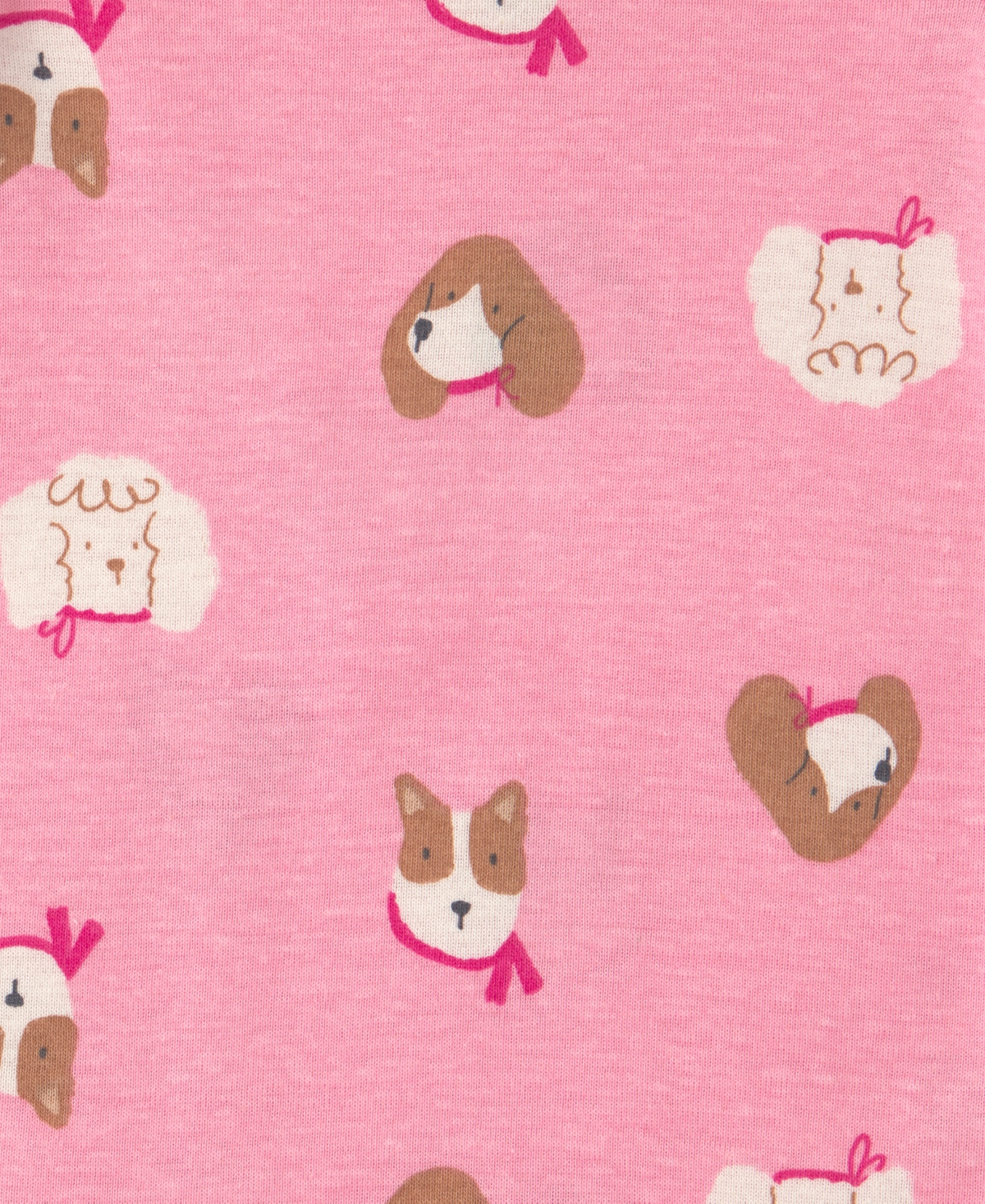 Carter's Baby Girls' Long-Sleeve Dog Bodysuits, 4-Pack