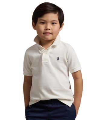 Toddler and Little Boys Performance Jersey Polo Shirt