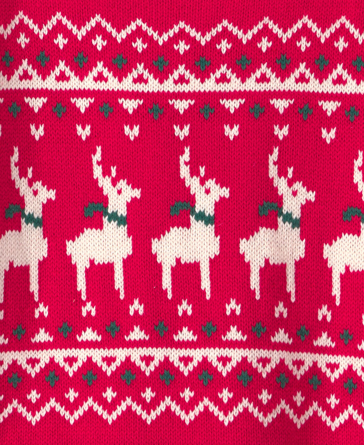 Детский хлопковый свитер Carter's Fair-Isle с круглым вырезом для мальчиков 2T-5T, цвет: Красный — фото 3
